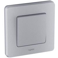 Рамка 1 пост INSPIRIA алюминий Legrand/Daccord 673932