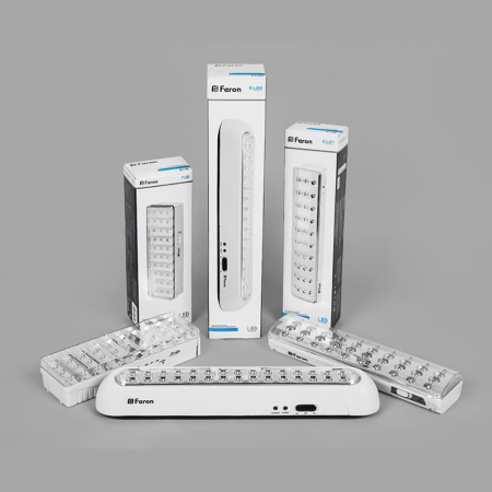 EL15 12896 Светильник аварийный светодиодный LEDх30 6ч непостоянный IP20 FERON 