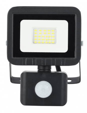 Прожектор светодиодный ДО-20W LPR-041-2-65K-020 20Вт 1600Лм 6500К датчик движения регулируемый 100х130х45 ЭРА Б0043585