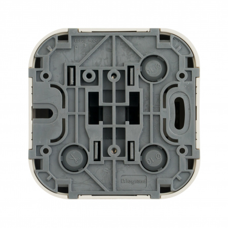 782230 Выключатель одноклавишный, наружный, 10А, бежевый Legrand/Daccord 