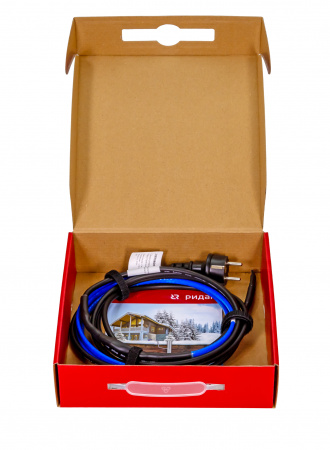 Кабель саморегулирующийся нагревательный Pipeheat-15 6 м 90 Вт с вилкой Ридан 21RT0802R