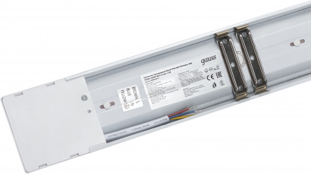 Светильник светодиодный ДПО 18 Вт 4000К 1520 лм 175-265В IP40 592х75х25мм Сталь матовый опал WLF-2 Gauss GAUSS 844424218