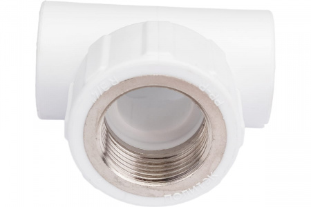 Тройник полипропиленовый PPR комбинированный  ВР 20 х 3/4' Политэк 9500002034