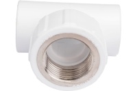 Тройник полипропиленовый PPR комбинированный  ВР 20 х 3/4' Политэк 9500002034