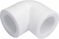 9000000325 Угольник 25 мм 90 град., полипропиленовый, белый Политэк 