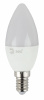 Лампа светодиодная LED B35-9W-827-E14 (диод, свеча, 9Вт, тепл, E14 (10/100/3500) ЭРА Б0027969