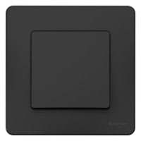 BLANCA скрытой установки одноклавишный выключатель (cх.1), 10A, 250B, антрацит Systeme Electric BLNVS010106
