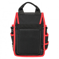 Сумка монтажника поясная с крышкой и ремнем EKF C-14