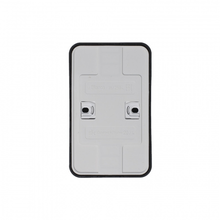 Розетка BLANCA наружная двойная, с заземлением, со шторками, с изолирующей пластиной, 16А, 250В, антрацит Systeme Electric BLNRA011216