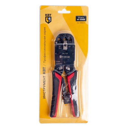 86603 Пресс-клещи для RJ разъемов HT-200R серия ПРОФИ КВТ 
