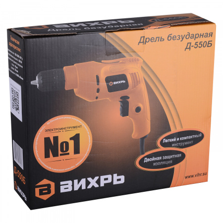72/8/5 Дрель безударная Д-550Б Вихрь 