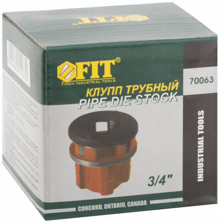 70063 Клупп трубный черный Профи 3/4'' FIT 