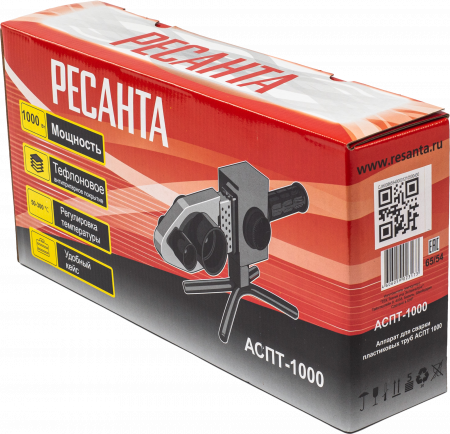 65/54 Аппарат для сварки полипропиленовых труб АСПТ-1000 Ресанта 