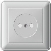 W59 Розетка скрытая без заземления  белая Systeme Electric RS16-151-18