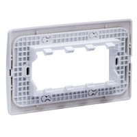 Каркас в сборе с рамкой под 4 модуля VIVA для монтажа ЭУИ в стену DKC 10245