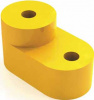 32254DEK Изолятор нулевой шины угловой желтый Dekraft 