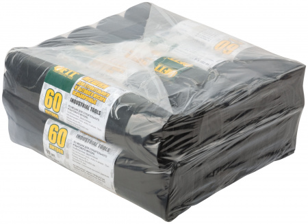 11930 Мешки для строительного мусора, ПВД особопрочные, 60 л, 600х800 мм, толщина 35 мкм, 10 шт FIT РОС 