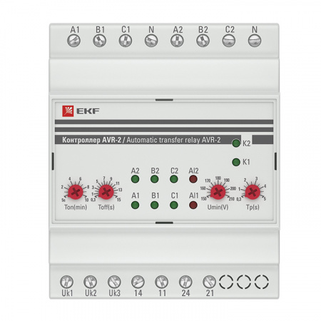 rel-avr-2 Контроллер АВР на 2 ввода AVR-2 PROxima EKF 