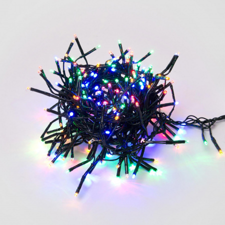 Гирлянда светодиодная с контроллером Фейерверк 3м 200 светодиодов Разноцветный свет Провод зеленый ULD-S0300-200/DGA MULTI IP20 FIRECRACKER Uniel UL-00005475