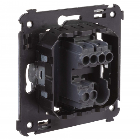 4412103 Avanti Выключатель одноклавишный в стену Черный   матовый DKC 