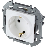 Розетка 2К+З со шторками немецкий стандарт 16 А 250 В~ INSPIRIA белый Legrand/Daccord 673730