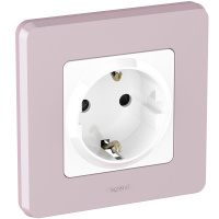 Розетка 2К+З со шторками немецкий стандарт 16 А 250 В~ INSPIRIA белый Legrand/Daccord 673730