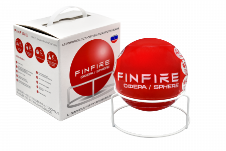 АУПП СФЕРА красная Устройство порошкового пожаротушения автономное   СФЕРА красная FINFIRE  4607043135551