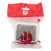 Выключатель Мурманск проходной 1-клавишный 10А IP54 серый EKF EFV10-025-30-54