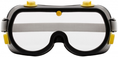 12225 Очки защитные с непрямой вентиляцией, черный корпус FIT РОС 