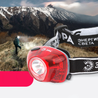 Б0036615 Фонарик кемпинговый на батарейках 3хААА, регулируемый фокус, аварийный режим, ударопрочный GB-502 ЭРА 