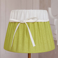 Светильник НТБ-11-60-105 латунь с аб. Черри       зелёно-белый Эркадо 301109