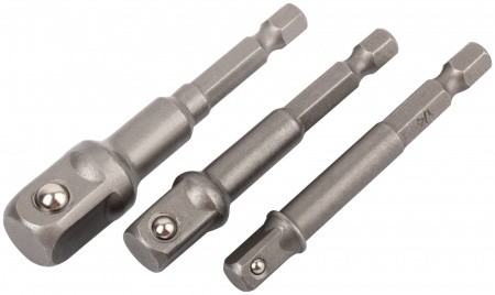 57953 Адаптеры под головки с хвостовика под биты набор 3 штCrV FIT 