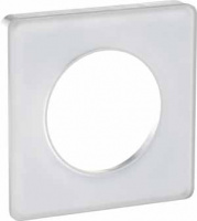 ODACE Рамка 1 пост прозрачная белая Schneider Electric S52P802R