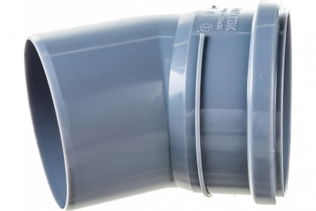 Отвод канализационный 30 град. 110 Политэк 100130