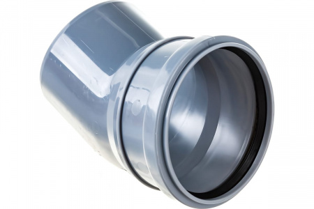 Отвод канализационный 30 град. 110 Политэк 100130