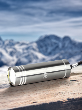 Светодиодный фонарь Джет ручной на батарейках промо-бокс 12шт алюминиевый UB-402 ЭРА Б0029193