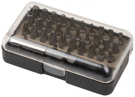 Набор бит 31 шт (30 шт CrV бит + адаптор с защелкой) FIT 57854