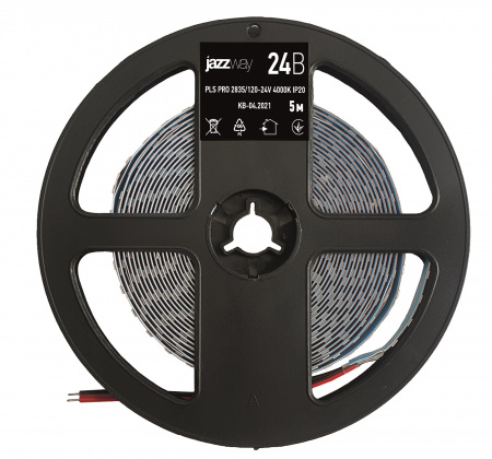 Лента светодиодная PLS PRO 2835/120-24V - 4000K IP20 5м JazzWay 5015692