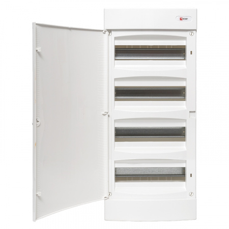 Щит распределительный навесной Unix белая дверь 4х12 модулей IP40 PROxima EKF uх-4х12-nw