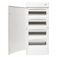 Щит распределительный навесной Unix белая дверь 4х12 модулей IP40 PROxima EKF uх-4х12-nw