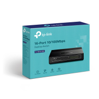 Коммутатор неуправляемый 16 портов 10/100 Мб/с TP-Link TL-SF1016D 1000248851