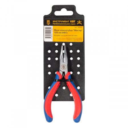 78243 Мини-длинногубцы изогнутые 125 мм серия МАСТЕР КВТ 