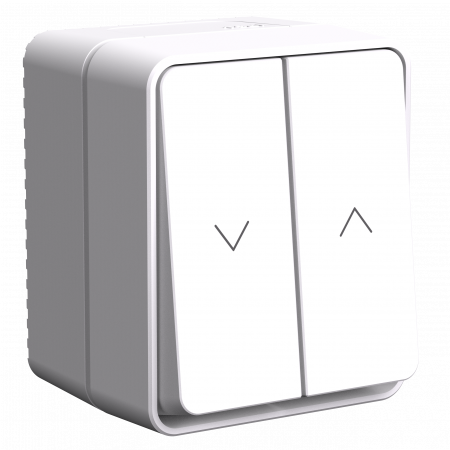 ATN540119 ATLASDESIGN PROFI IP54 2-клавишный ВЫКЛЮЧАТЕЛЬ ДЛЯ ЖАЛЮЗИ, 2хсх.4, БЕЛЫЙ Systeme Electric 