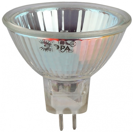 Лампа галогенная GU5.3-JCDR (MR16) -35W-230V-CL (галоген, софит, 35Вт, нейтр, GU5.3) ЭРА C0027363