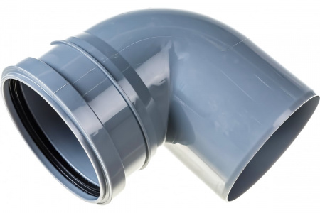 Отвод канализационный 87.5 град. 110 Политэк 100187