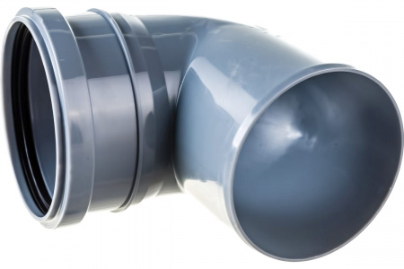 Отвод канализационный 87.5 град. 110 Политэк 100187