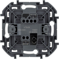 Выключатель одноклавишный INSPIRIA 10 AX 250 В~ антрацит Legrand 673603