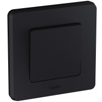 Выключатель одноклавишный INSPIRIA 10 AX 250 В~ антрацит Legrand 673603
