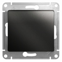 Выключатель одноклавишный, схема 1 антрацит в рамку Systeme Electric GSL000711