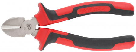 47561 Бокорезы ''Тренд'' двухцвеные, прорезиненные ручки, хром-никелевое покрытие 160 мм КУРС 